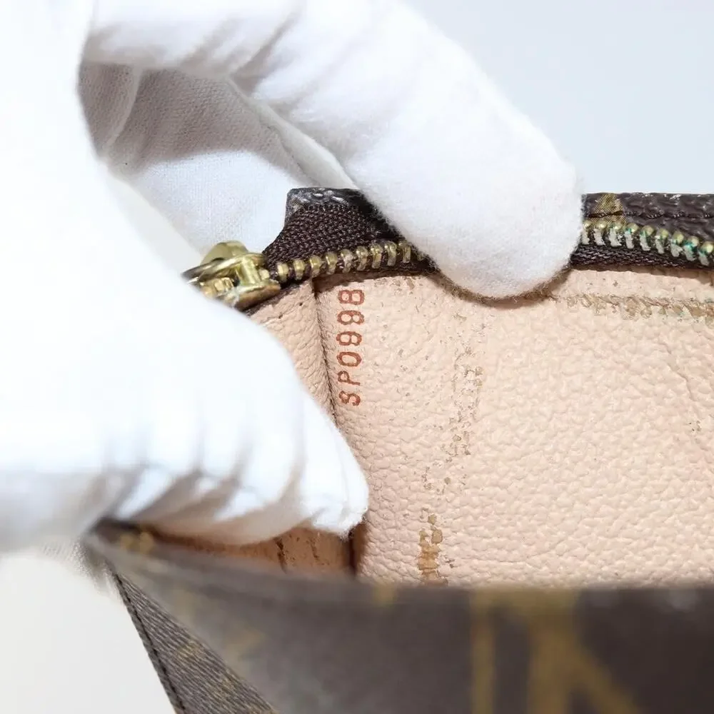 Louis Vuitton Monogram Bucket GM Accessory Pouch Brown